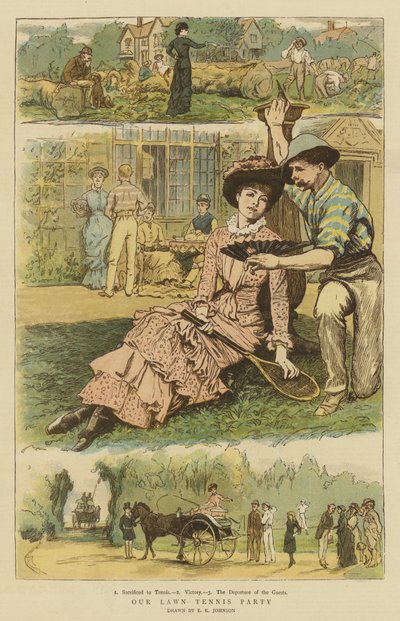 Ons Lawn Tennis Feest door Edward Killingworth Johnson